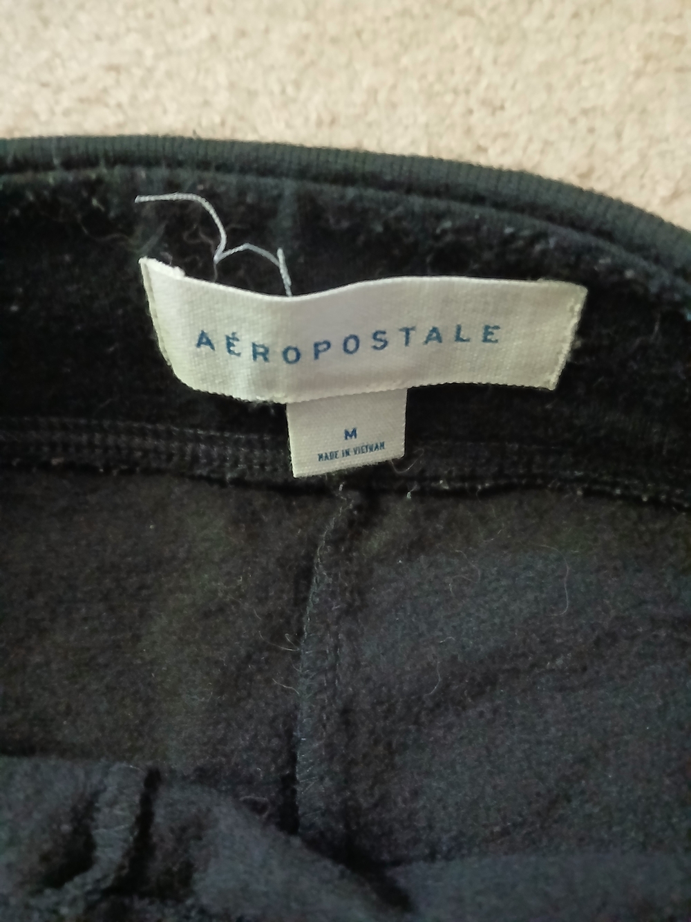 Women Aeropostale Black Bootcut  Sweatpants with AERO NYC Side Medium - Picture 4 of 6